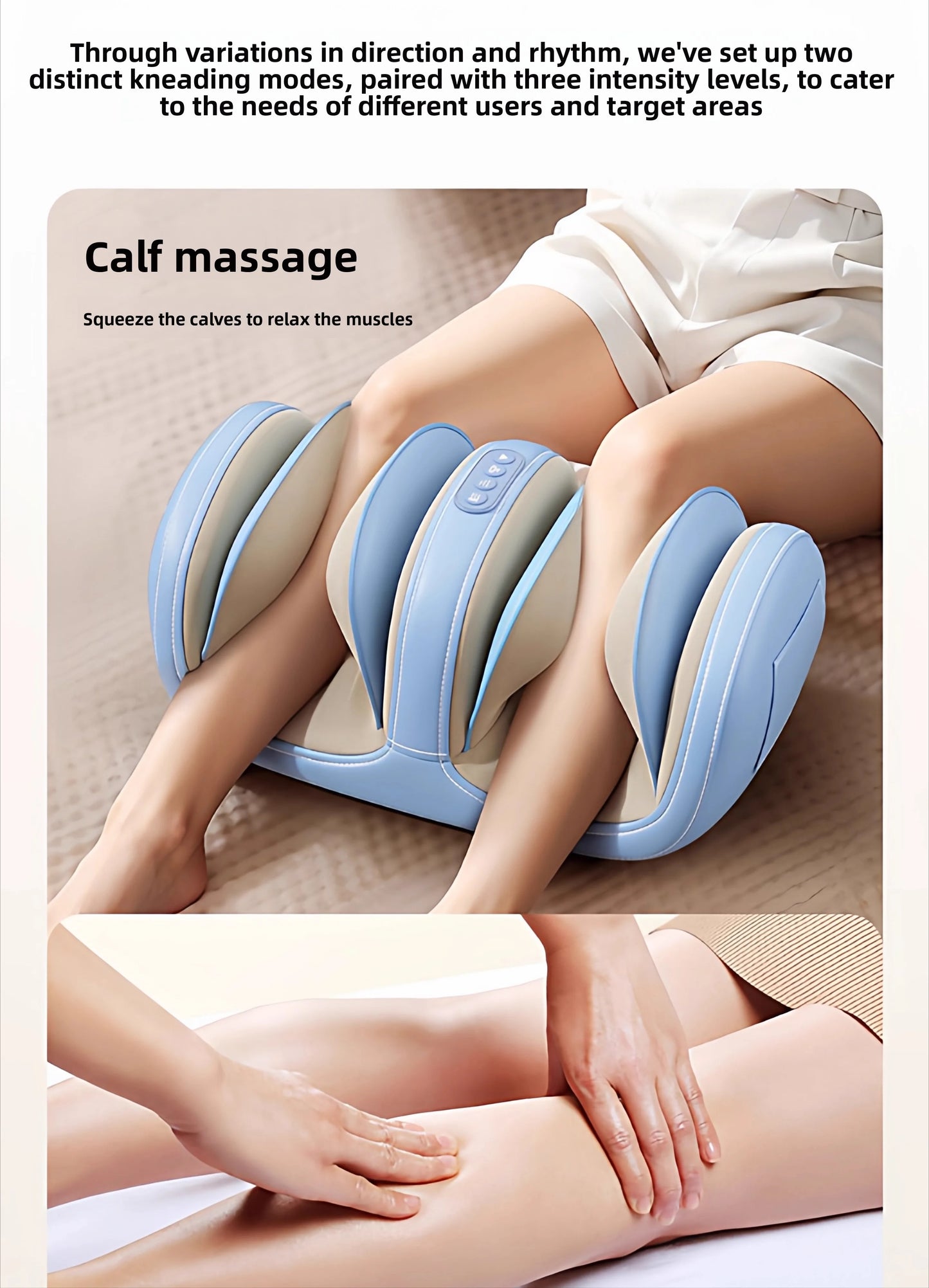 Air Pressure Leg Massager Foot Massage Multi-functional Widened Kneading Squeeze Deep Relaxation Calf With Remote Control