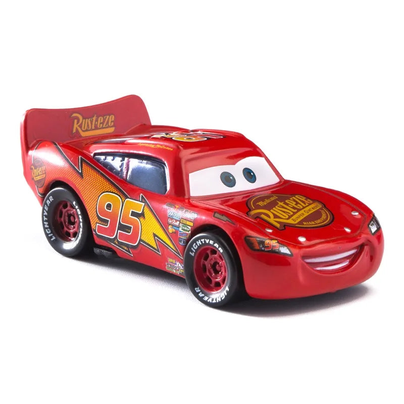 Disney Cars toy Christmas McQueen ROUTE 66 McQueen Champion McQueen Racing car 1:55 Diecast Alloy car Model Boy's Christmas gift