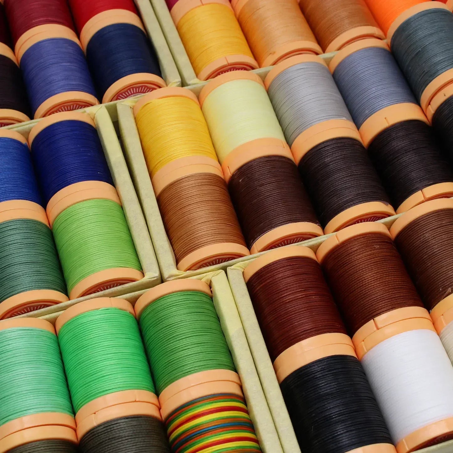 Handmade Flat Wax Thread for Leather Craft, Hand Stitching, DIY Wax Coated Strings, Repair Shoes, Sewing Tools, 0.8mm, 1.0mm