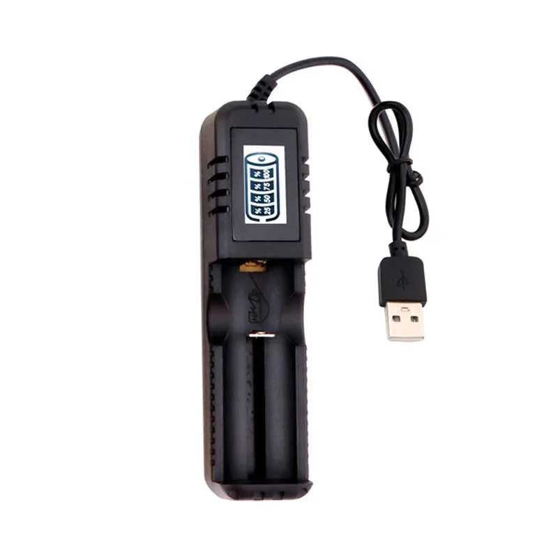 LCD 18650 Battery Charger 1 / 2 Slots Dual For 26650/18650/14500/16340 Charging 4.2V Rechargeable Lithium Battery Charger