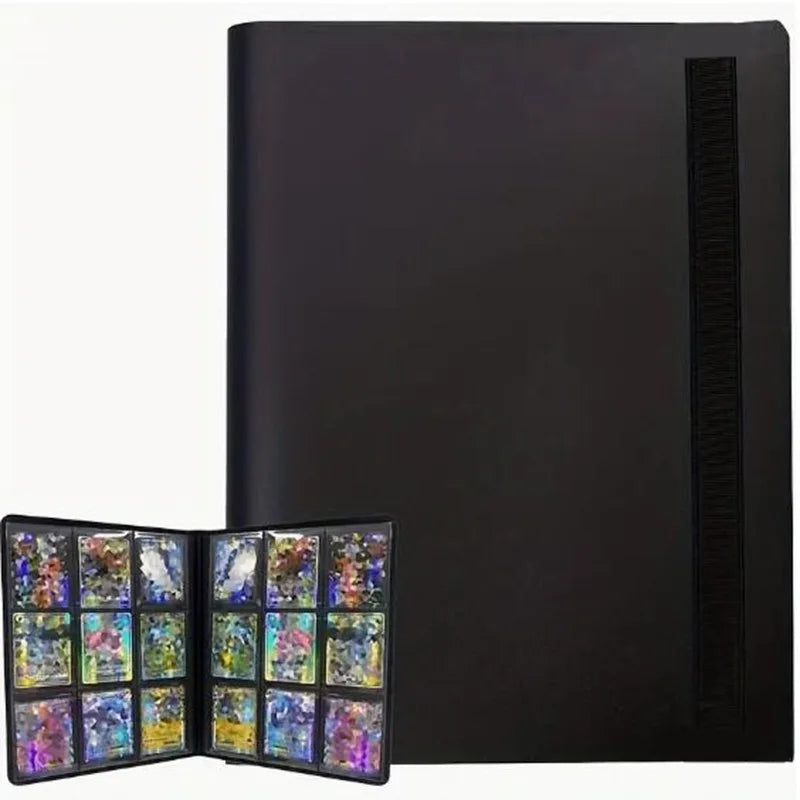 1Pc Card Binder 160/360/480 Trading Card Holder Book PP Cover Binder For Cards Durable Side Loading Card Book With Gaming Cards