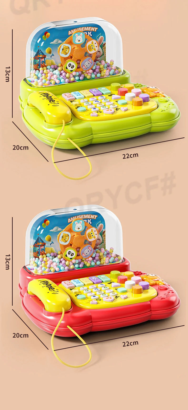 Simulation Telephone Toys Snowfiake Music Lights Story Machine Baby Mobile Phone Multi-functional Kids Education Christmas Gifts