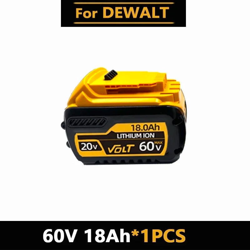 .Original for DEWALT 20v/60V battery DCB606 DCB609 DCB182 DCB205 DCB206 DCB209 power tool 18V battery 6AH 9AH battery.