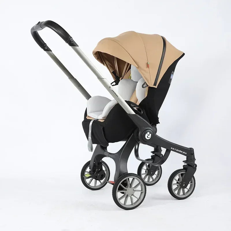 EU STOCK Foldable Lightweight baby stroller Multifunctional Four Wheels poussette bebe 3 en 1 Portable baby wagon