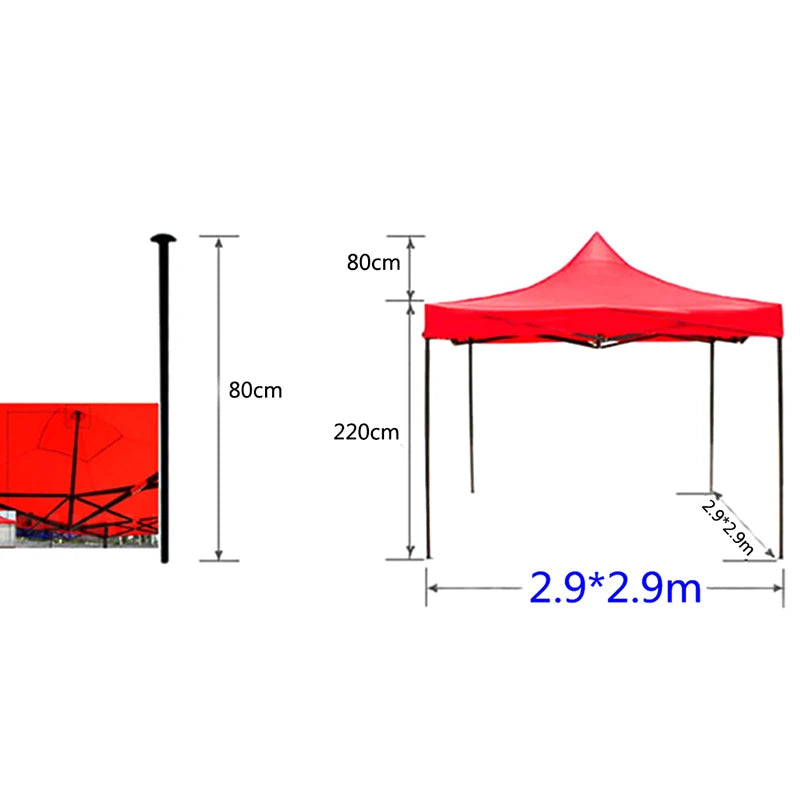 Canopy Top Replacement Tent Patio Garden Gazebo Top Sun Shade Cover Outdoor Camp four corner tent Canopy Fabric Awning Fabric