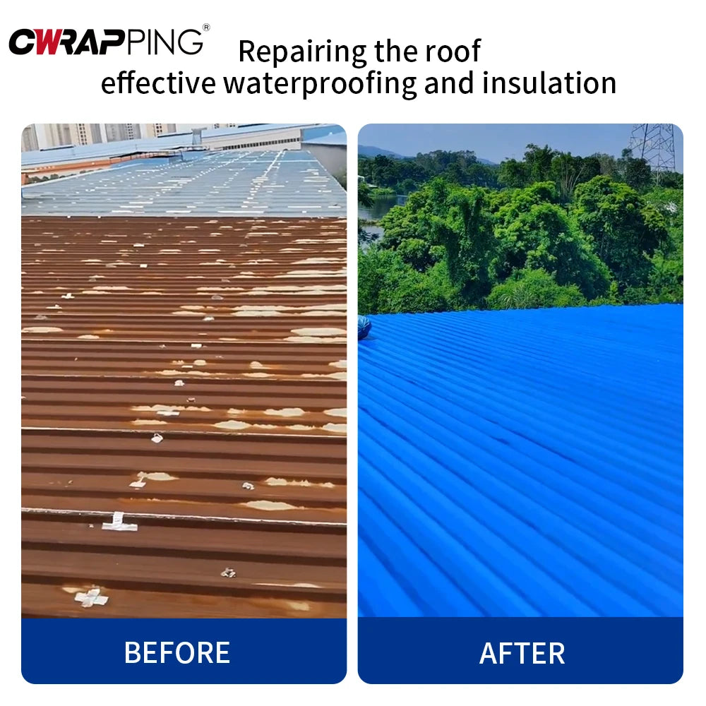5/10M Waterproof Self-Adhesive Fix Tape Wall Crack Resistance Repair Adhesive Tape Heat Insulation Roof Leakproof Repair Sticker