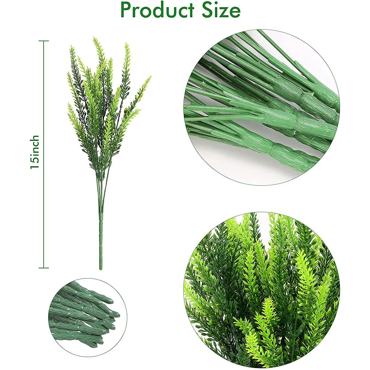 3/5/10pcs Artificial Flowers Flocked Plastic Lavender Bundle Fake Plants Wedding Bridle Bouquet Indoor Outdoor Home Kitchen
