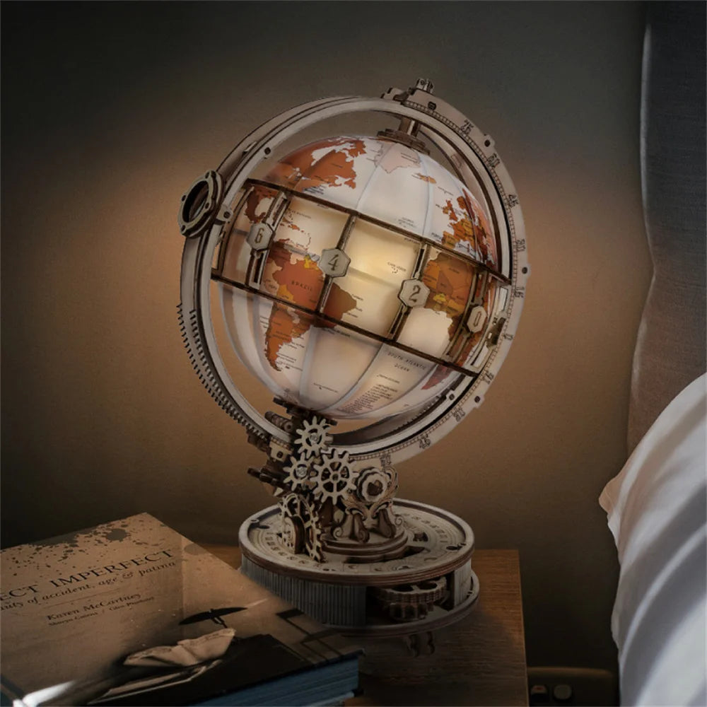 ROKR Curious Discovery Series 3D Wooden Puzzle Games Assembly Telescope Orrery Model Buliding Kits Toys Gift ST