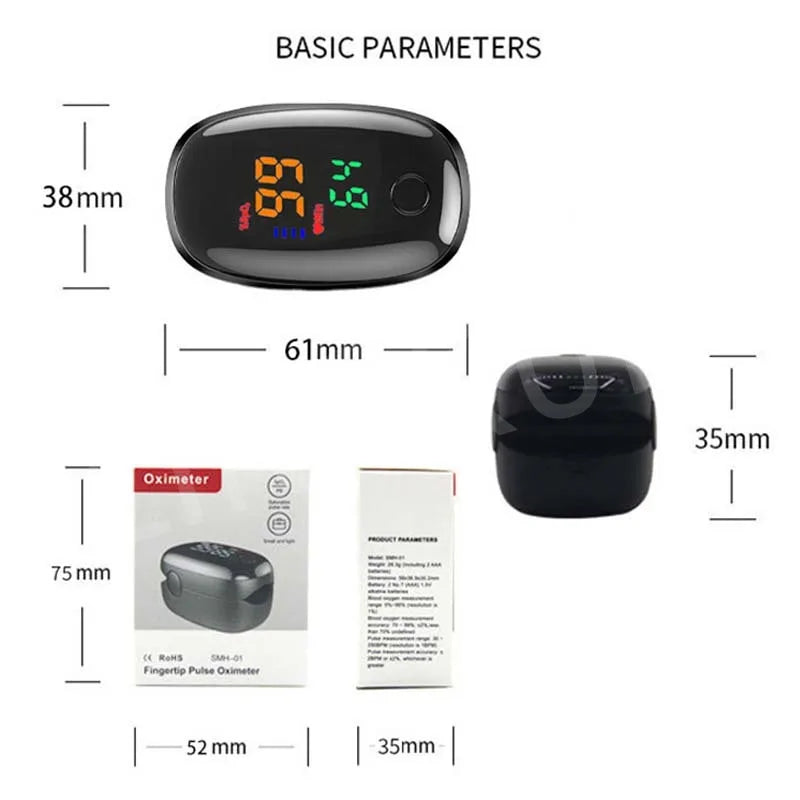 Household Thermometer Baby Adult Medical Ear Thermometer Digital Thermometer Fever Thermometer Pulse Oximeter Finger Medical