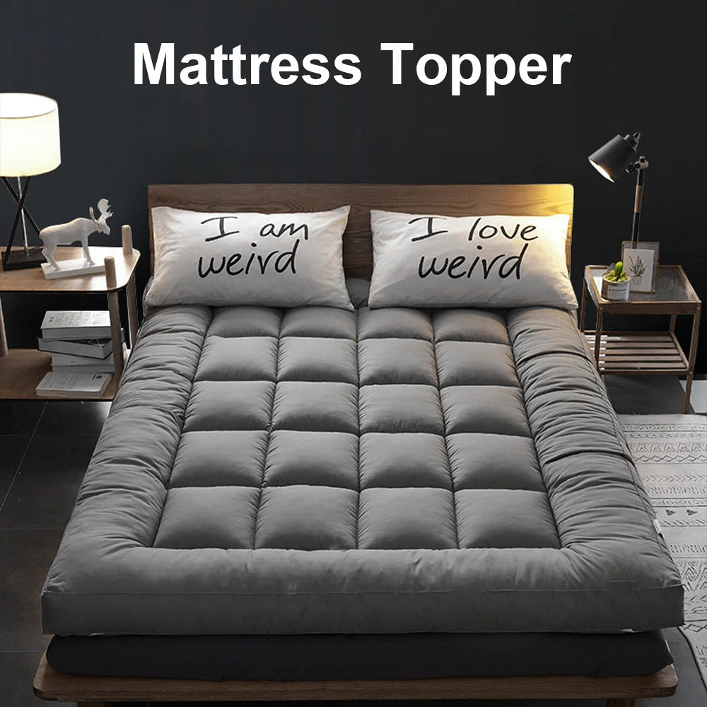 HOTEL QUALITY MATTRESS TOPPER 4INCH / 10CM THICK TOPPERS SINGLE DOUBLE KING ALL SIZE