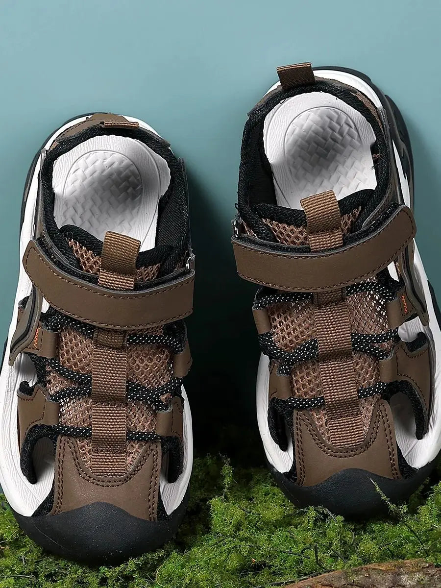 Boys' Fashionable Casual Sports Sandals, River-Tracing Shoes, Outdoor Sports Shoes