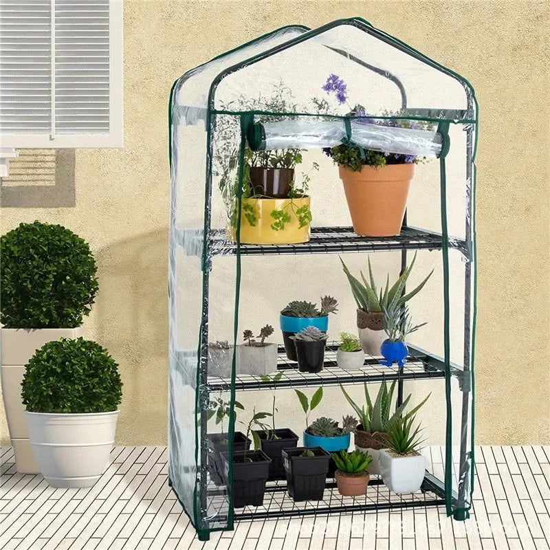 Adjustable Waterproof Plant Cover for Garden - Durable Multi-Layer Frost Protection Greenhouse Ideal for Vegetables And Flowers
