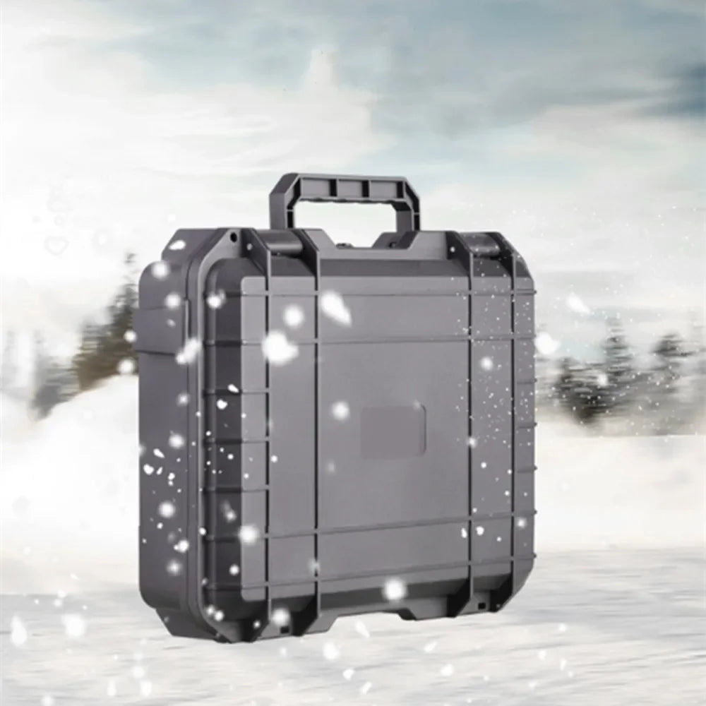 1pc Waterproof Hard Carry Case Bag Tool Case With Pre-cut Sponge Storage Box Safety Protector Organizer Hardware Toolbox