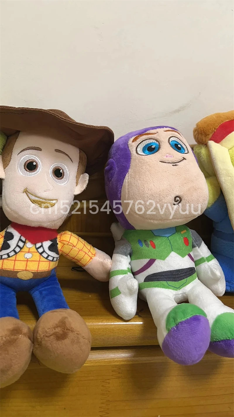 23cm Cute Woody Buzz Lightyear Plush Toy Lovely Stuffed Anime Jessie Plushies Pendant Cartoon Doll Home Decor Xmas Gifts