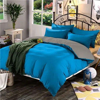 1Pc High Quality 100% Polyester Solid Color Fitted Sheet Mattress Cover Four Corners With  Elastic Band Bed Sheets