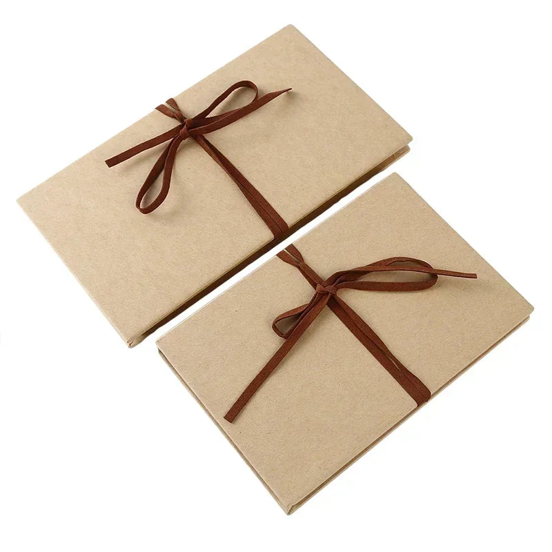 New 1Pc 5/6Inch Folding DIY Photo Album Hand Made Hardcover Wedding Anniversary Scrapbook