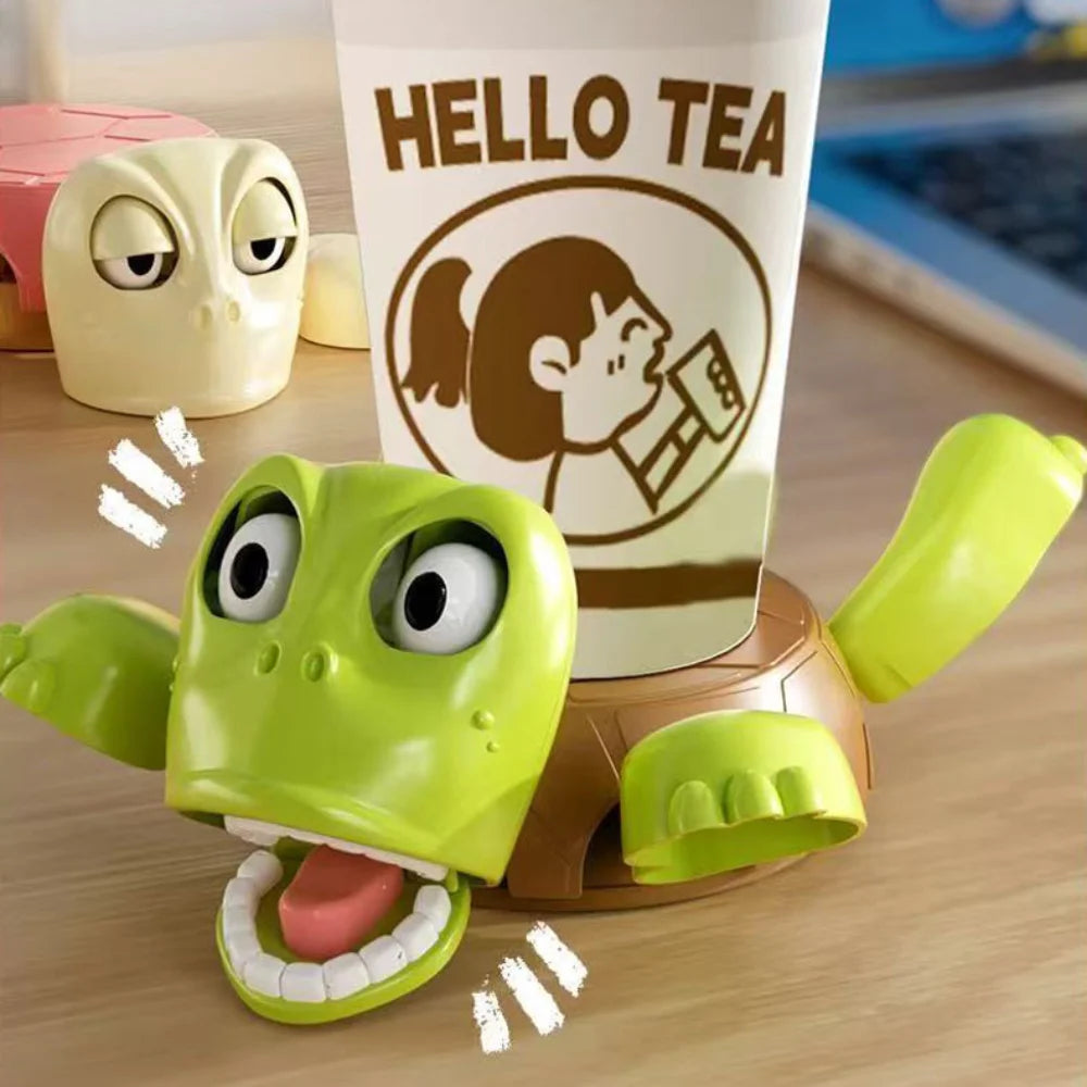 Quirky Turtle Coaster 3D Printed Panicked Turtle Insulated Coaster Ornament Stress Relieve Funny Mug Base Decor Cup Pad