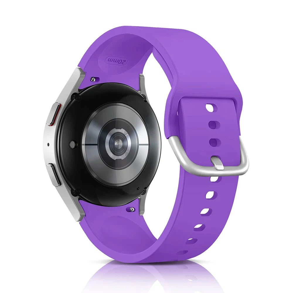 Silicone Strap For Samsung Galaxy Watch 7 6 5 4 44mm 40mm pro 45mm Sport 20mm Watchband Bracelet Galaxy Watch6 Classic 43mm 47mm