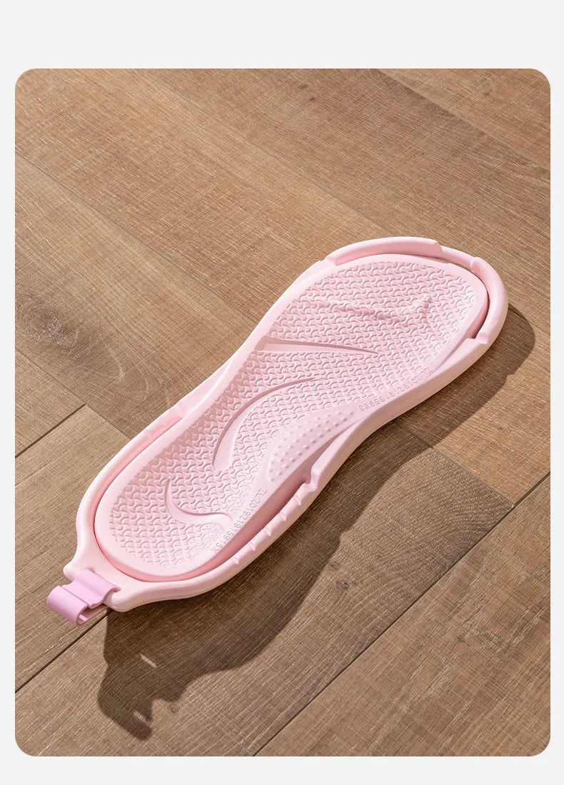 Foldable Travel Slippers Unisex EVA Flip Flops Hotel Non Slip Bathroom Indoor Outdoor Portable Lightweight Comfortable