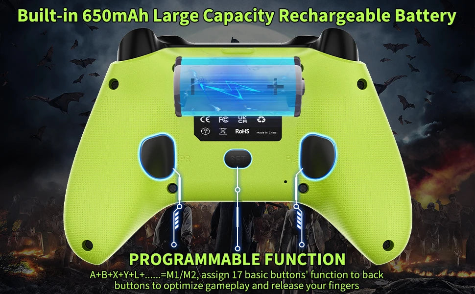 2.4G Wireless Gamepad For Xbox One Series X/S/PC/IOS//Steam 6 Axis Gyro Turbo Function Game Consoles XBOX Controller Joystick