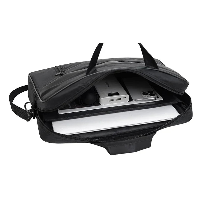 15.6 Inch Men's Handbags Laptop Bag Outdoor Business Trip Black Portable Large Capacity Computer Organizer Bags Мужская сумка 가방