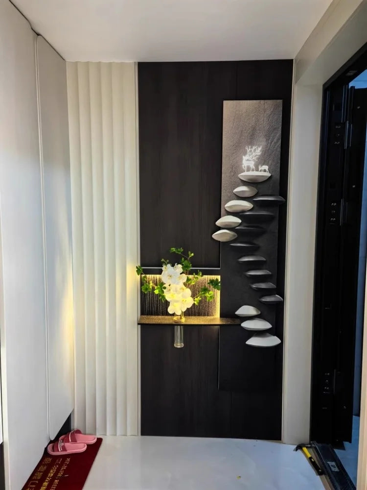 Light Luxury Hydroponic Green Plants LED Decorative Painting Home Decoration Living Room Bedroom Sofa Wall Corridor Mural Light