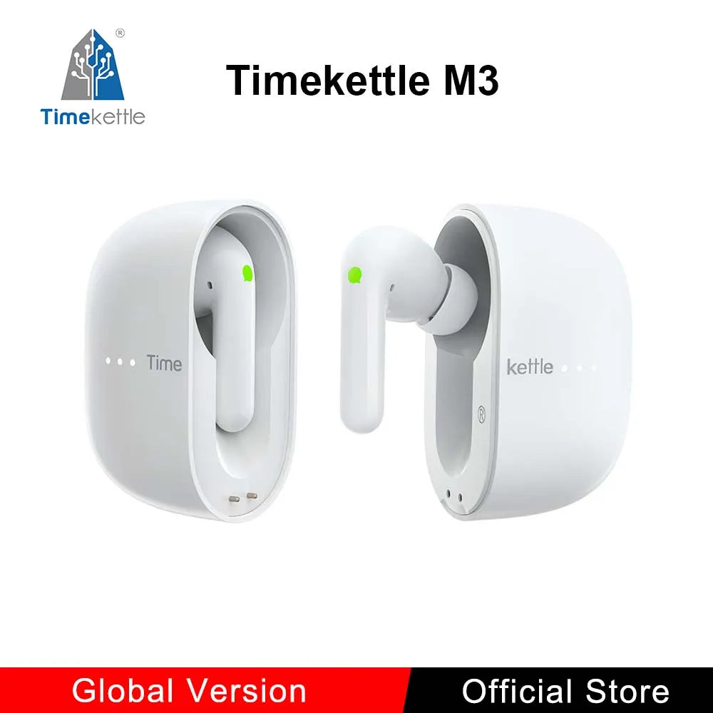 Timekettle M3 Translator Earbuds Bluetooth Real Time Simultaneous Headphones Instant Voice Translate Device for Business Travel