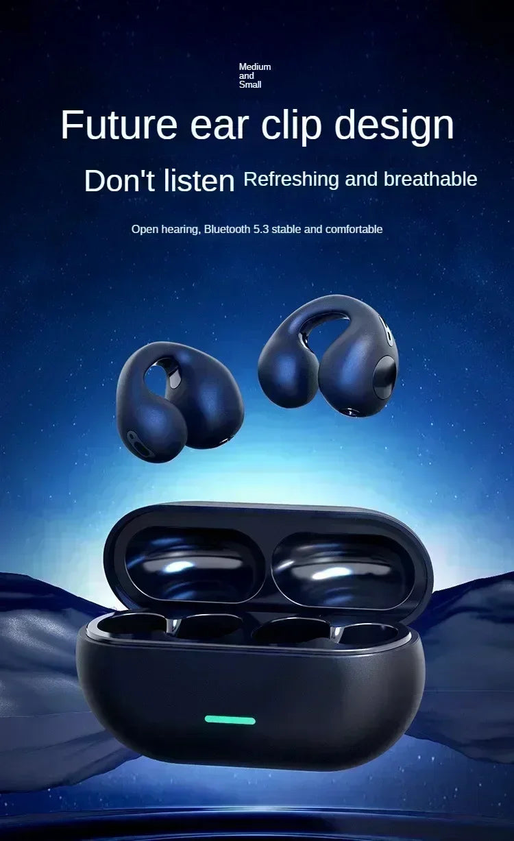 Brand new original T75 bone conduction wireless Bluetooth 5.3 headphones sports HiFi sound quality headphones