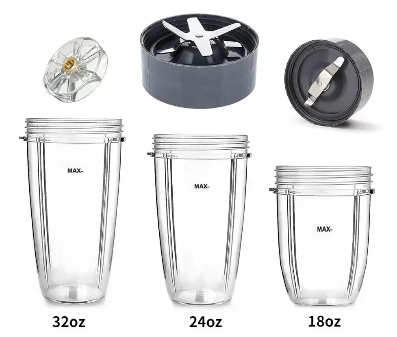 18oz 24oz 32oz NB Replaceable Accessories Bullet Juicer Blender Cups & Blade Replacement Cups Nutri Bullet Blenders 600w & 900w