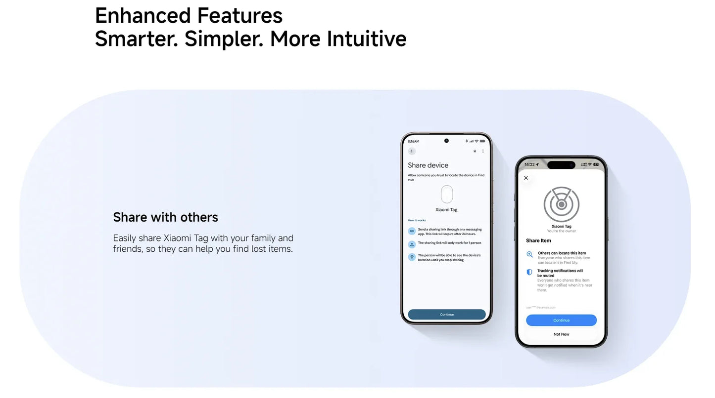 Xiaomi Tag Tracker Smart  Anti Lost Device Global Version Compatible Apple Find My and Google Android Find Hub Bluetooth 5.4