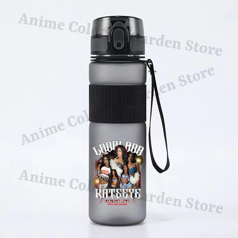 Fashion K POP KATSEYE 550ml Sports Water Cup for Women Anime Cartoon Fashion Water Bottle Boys Girls Portable Good-looking Cups