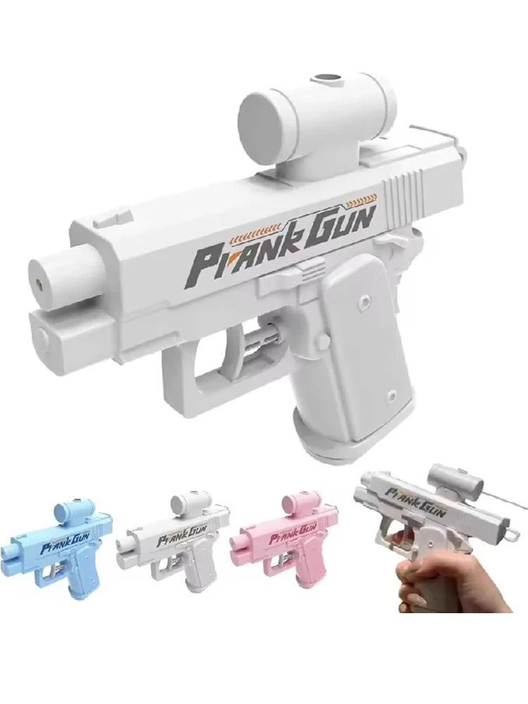 Prank Water Gun Continuous Firing Water Gun Two-way Water Gun Portable Small Pistol Outdoor Indoor Mischievous Shoot Water Guns