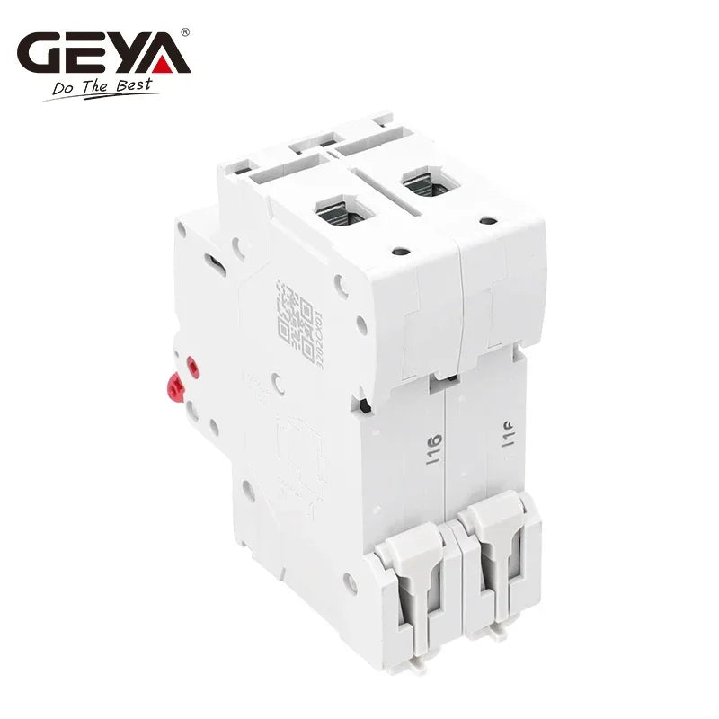 GEYA GYM10 AC MCB 2Pole 6A 10A 16A 20A 25A 32A 40A 50A 63A 220V/400V Mini Circuit Breaker C Curve 6KA CE CB Approved