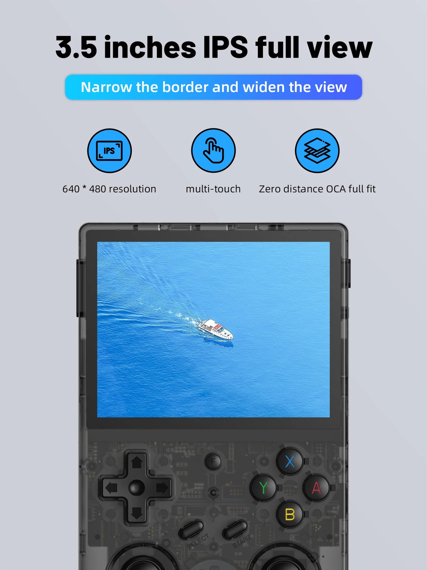 ANBERNIC RG353V RG353VS Handheld Gam Console 3.5'' IPS Screen HDMI Output Android Linux OS Built-in Retro Emulator Player Gifts