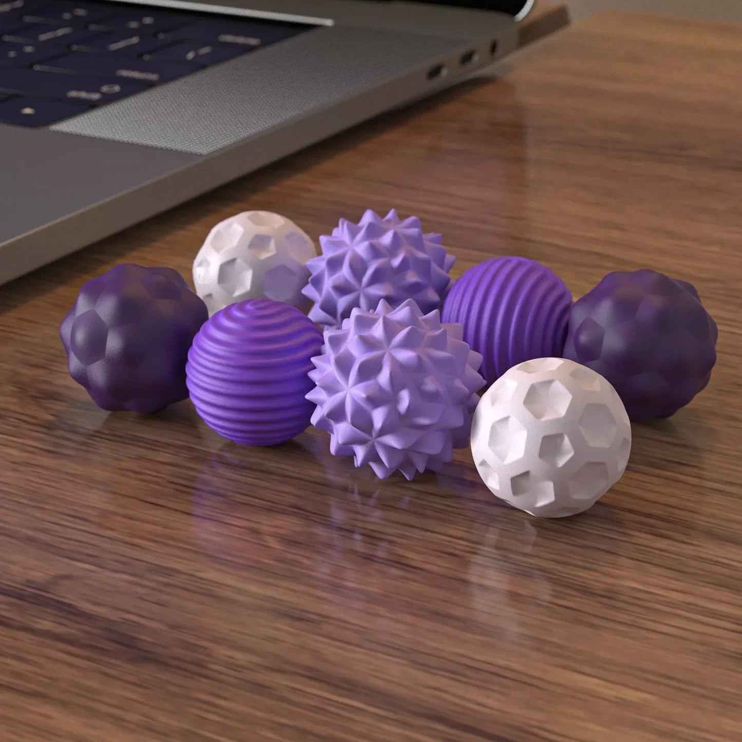 Silicone Magnetic Fidget Balls Fidget Toys Stress Balls for Adults Sensory Stone Travel Toys for Calming Autism and ADHD