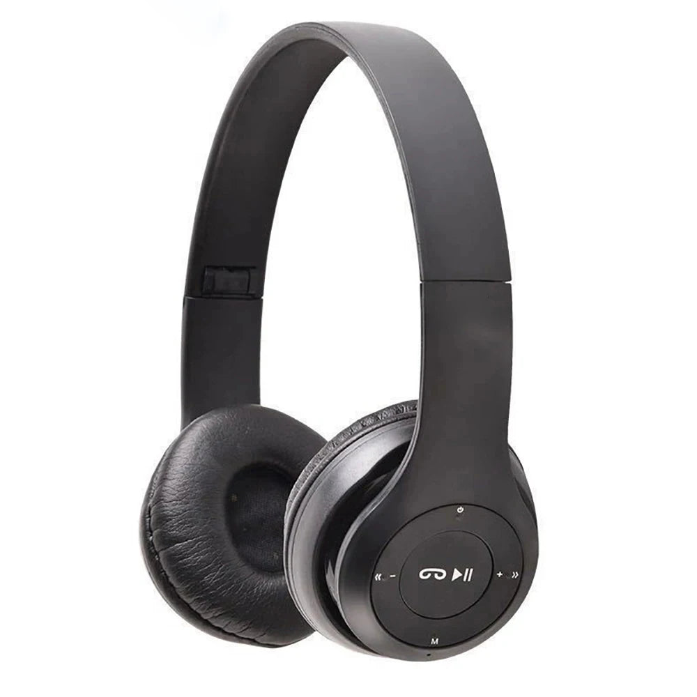 Wireless Headphone 5.3 Bluetooth-Compatible Headsets HiFi Stereo Foldable For All Smartphone with Microphone Support SD Card