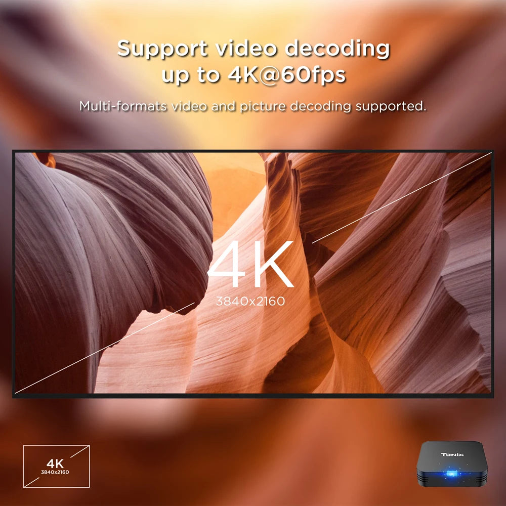 Tanix TX1 Android 10 TV Box 2.4G WIFI 4K HDR 3D 8GB 16GB Allwinner H313 Quad Core Global Media Player DC 5V/2A