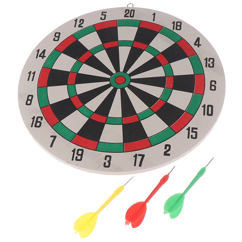 1Set Dart Board Darts Game Set Perfect for Cave Game Room Kids Decoration