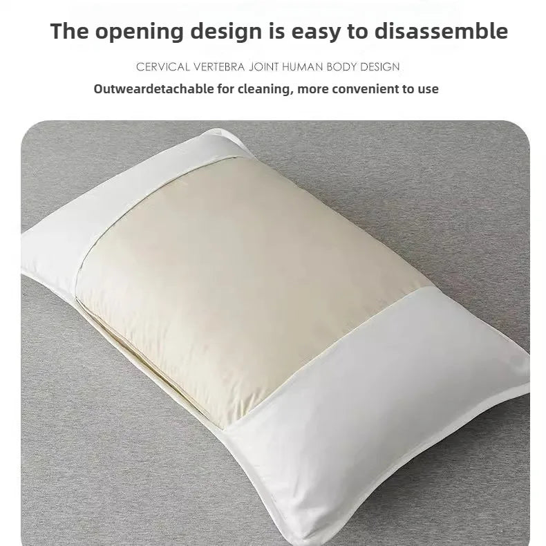 Clip Pillow Cover Head oil Isolation layer Pillow Case Protector Waterproof Anti Mite Pillow Core Protection (No Pillow) 72X45cm