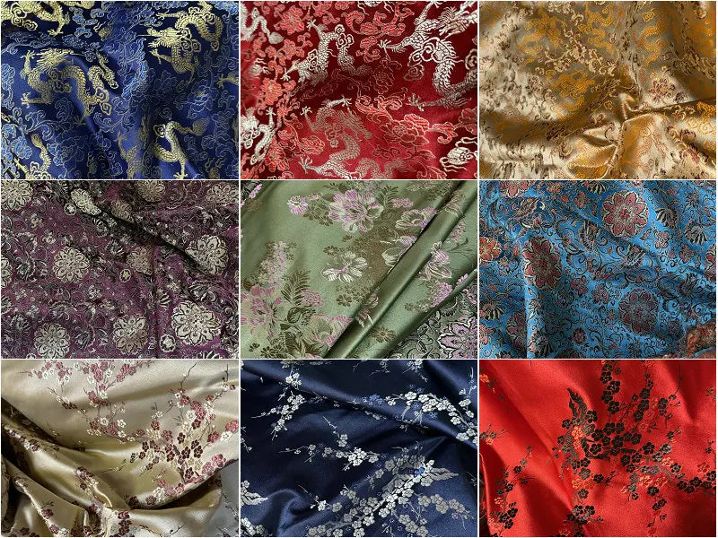 CHINESE BROCADE FABRIC  75cm*100cm