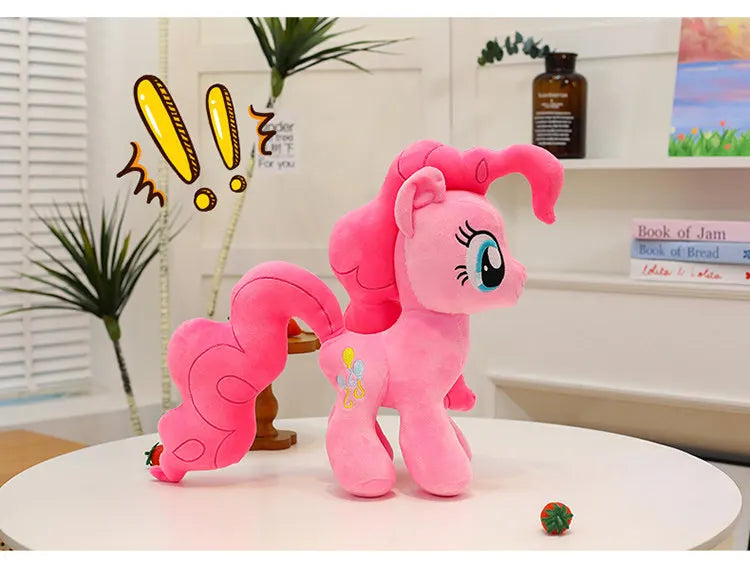 Little Pony Rainbow Dash Applejack Plush Toy 28cm Official Hasbro Figure Soft Stuffed Animal For Fans Collection Gift