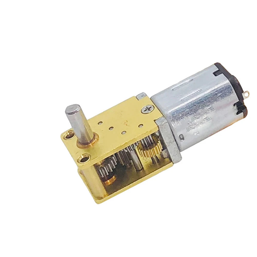1PCS N20 All Metal Gear Motor DC 3V-12V 4RPM-381RPM Slow Speed High Torque Dual axis Engine Worm Reduction Motor For Smart Robot