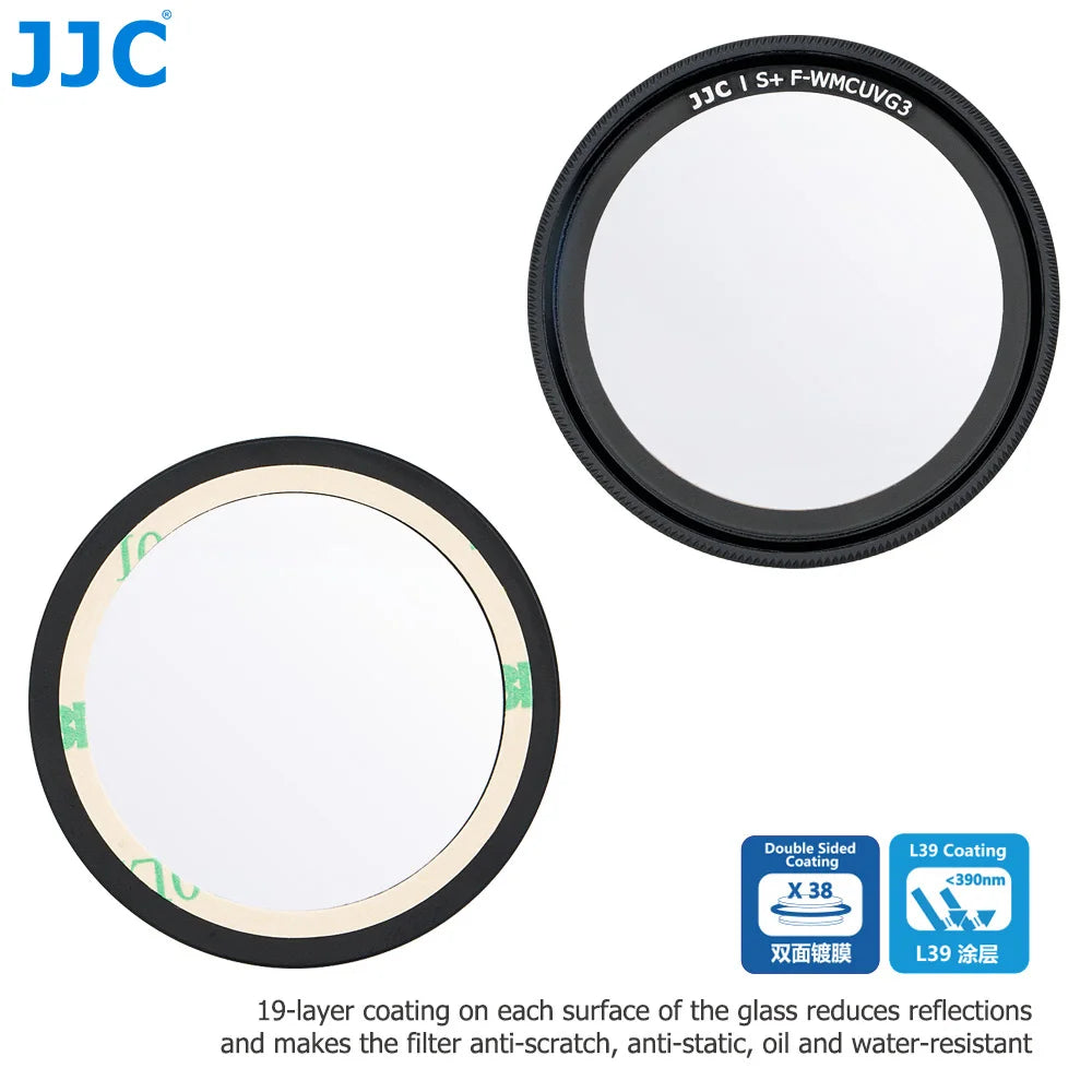JJC Ultra Slim Multi-Coated UV Filter For Ricoh GR IV HDF GRIV GR4 Monochrome GR IIIx HDF GR III HDF GR II GR3x GR3 GR2 Camera
