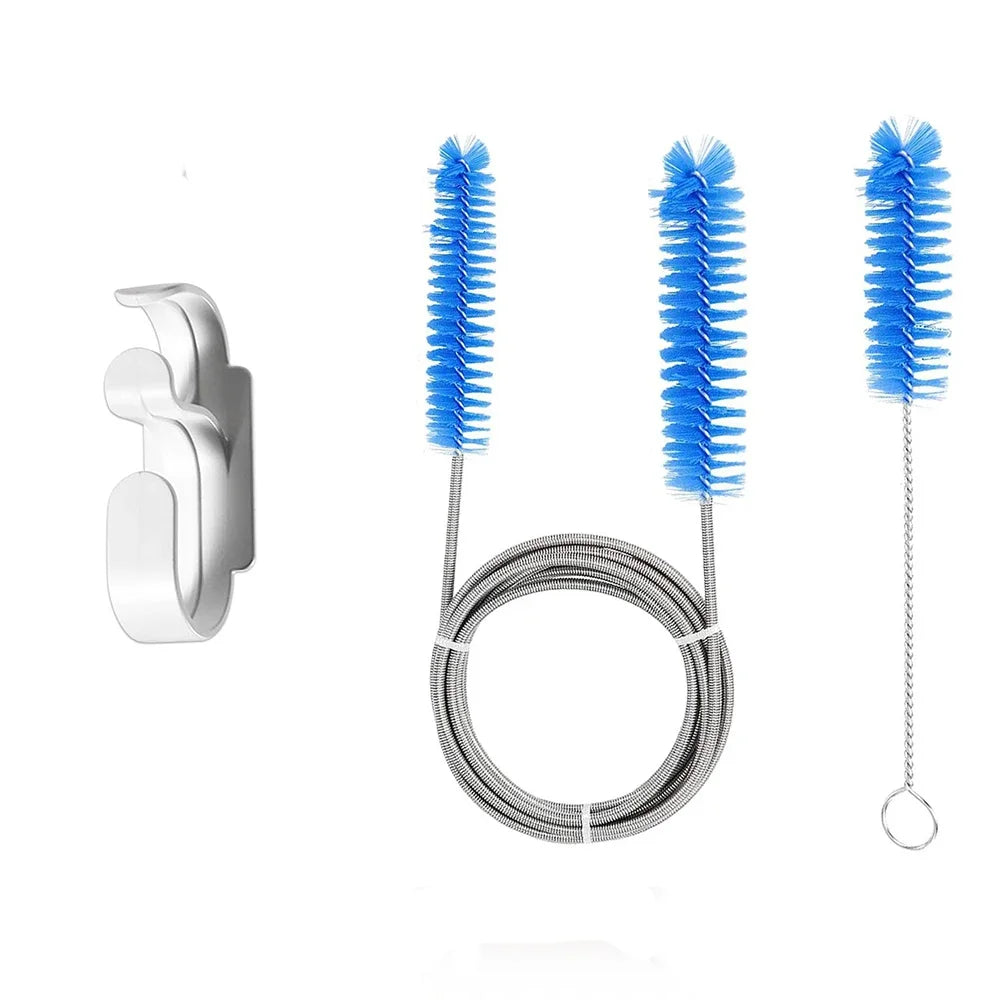 Cpap Hose and CPAP Hose Tube Hook & Hose Brush Keep Cpap Supplies Set Clean Tidy - Tube Holder Tube Flexible Cleaner Brush