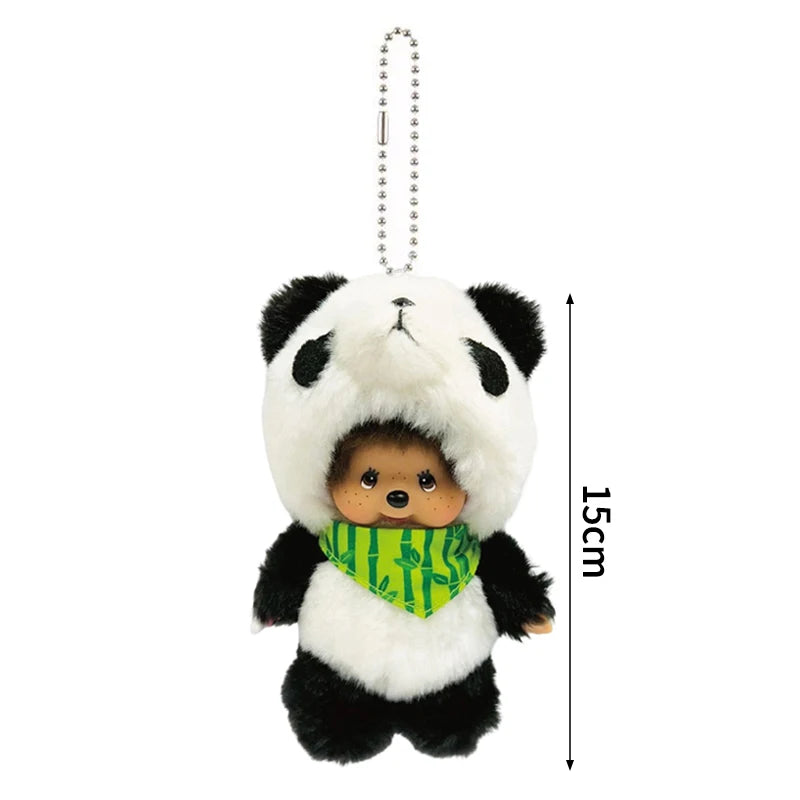 Monchhichi Plush Keychain Kawaii Monchichi Pendant Backpack Charms Cartoon Monchich Keyring Party Favor Gifts 키티 몬치치 モンチッチ