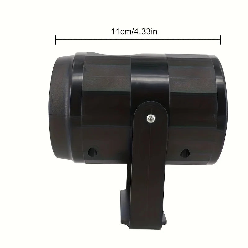 Christmas Snowflake LED Projector USB Powered with Rotating Base Durable Plastic for Indoor/Outdoor Holiday Decor