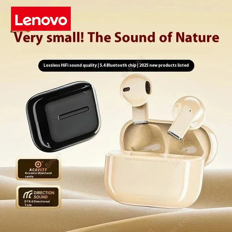 Lenovo Pro 5s Headphones Mini Portable Wireless Bluetooth Earphones Noise Reduction and Long Battery Life With Mic