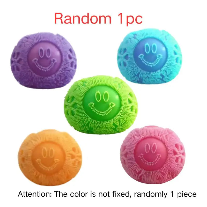 NeeDoh Fuzz Ball Blind Box Series Desktop Ornament Stress Relief Toys Suitable For People Under Pressure Fun Soft Stress Ball