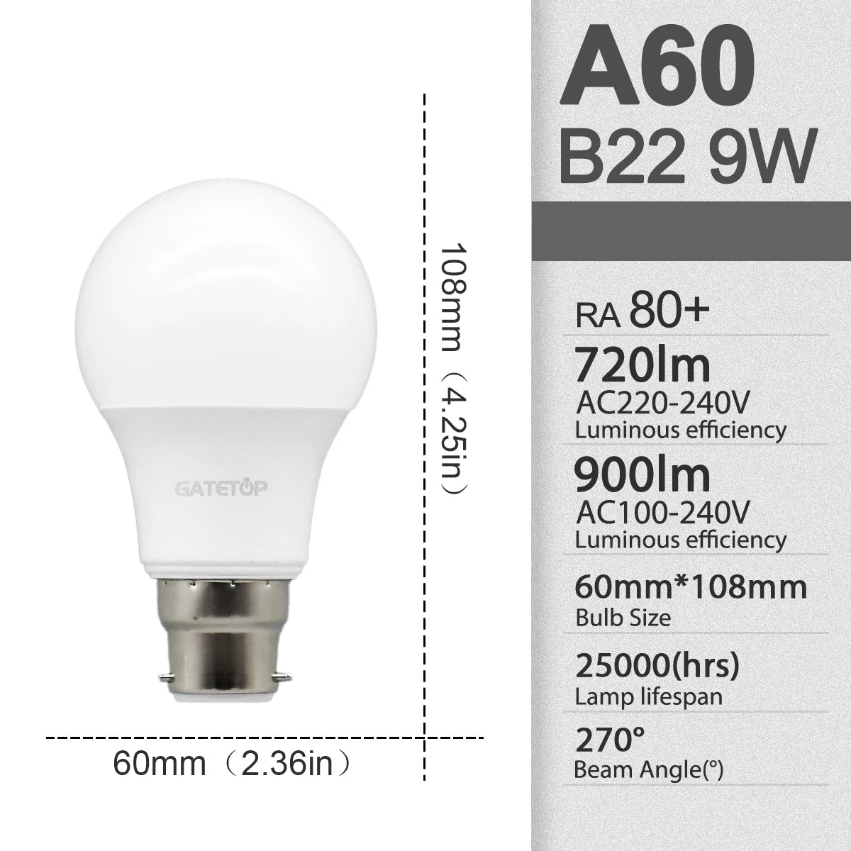 10Pack B22 LED bulb Lamp 220V 110V No flicker 8W 9W 12W 18W 24W Hight birght Warm lighting for home derection