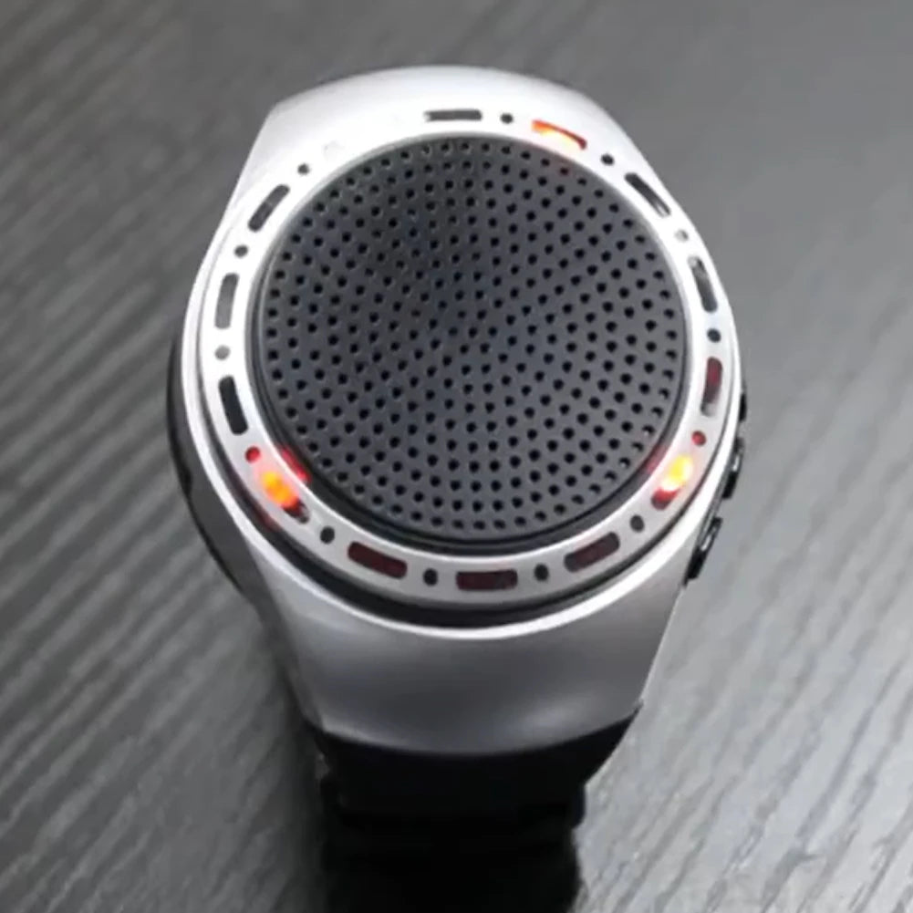 U6 Wrist Watch Bluetooth Speaker With FM Radio USB Charging Portable Outdoor Sports Running Wearable Speaker Wireless Subwoofer